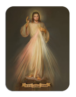 Magnesy religijne Jezu Ufam Tobie - 10 sztuk