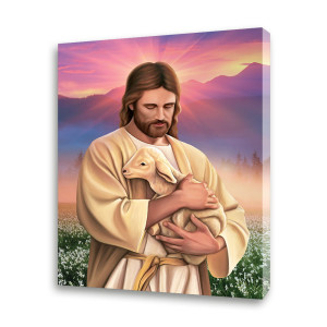 Obraz religijny na płótnie Jezus Dobry Pasterz