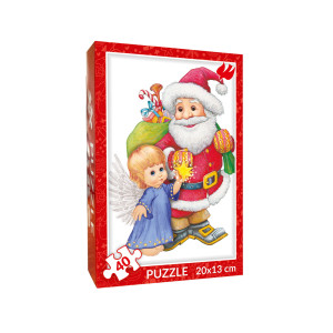 Puzzle na Boże Narodzenie - Święty Mikołaj