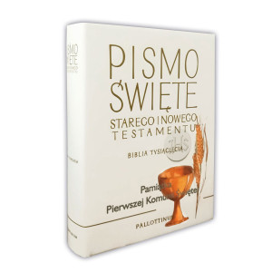 Pamiątka I Komunii Świętej - Pismo Święte Starego i Nowego Testamentu