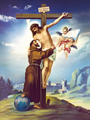 Plakat Religijny Św. Franciszek