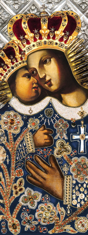 Baner religijny Matka Boża Kalwaryjska 50x130 cm