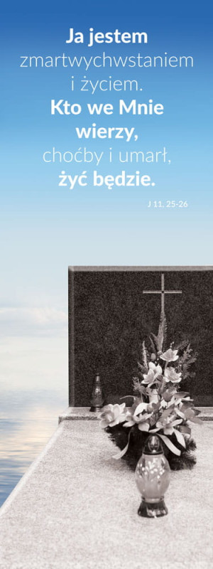 Baner religijny na Wszystkich Świętych 50x130 cm