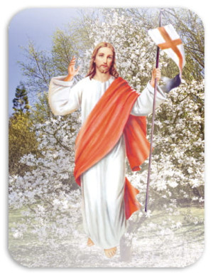 Magnesy Wielkanoc - Jezus Zmartwychwstały - 10 szt.