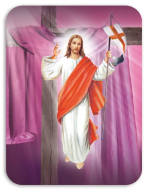 Magnesy Wielkanoc - Jezus Zmartwychwstały - 10 szt.