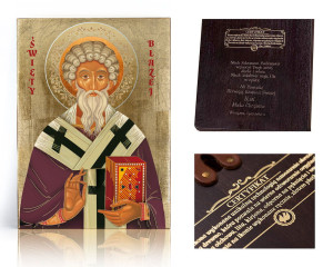 Ikona religijna Święty Błażej