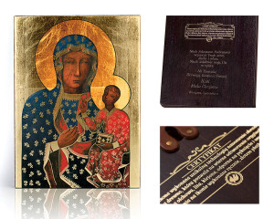 Ikona religijna Matka Boża Częstochowska Wędrująca