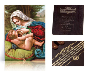 Ikona religijna Matka Boża Karmiąca
