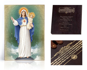 Ikona religijna Matka Boża Różańcowa
