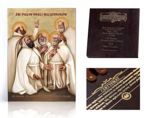 Ikona religijna Pięciu Braci Męczenników (Pierwsi Męczennicy Polski)