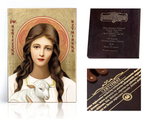 Ikona religijna Święta Agnieszka Rzymianka