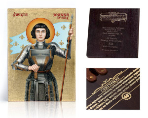 Ikona religijna Święta Joanna d'Arc
