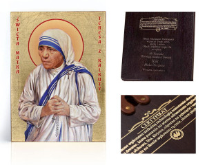 Ikona religijna Święta Matka Teresa z Kalkuty