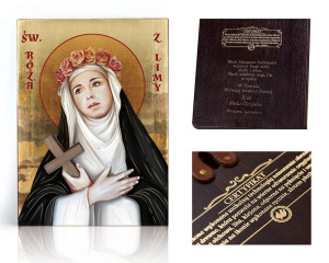 Ikona religijna Święta Róża z Limy