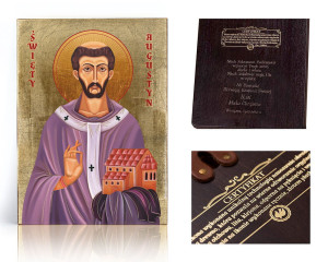 Ikona religijna Święty Augustyn