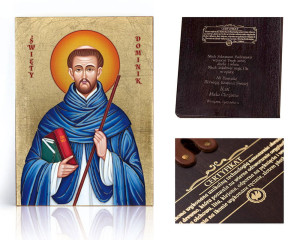 Ikona religijna Święty Dominik