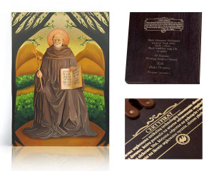 Ikona religijna Święty Jan Gwalbert