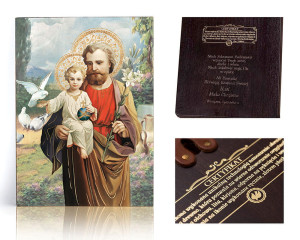 Ikona religijna Święty Józef z Dzieciątkiem Jezus