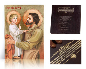 Ikona religijna Święty Józef z Dzieciątkiem Jezus