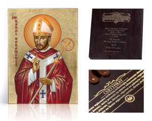 Ikona religijna Święty Karol Boromeusz