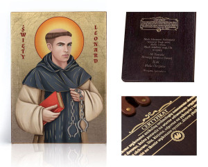 Ikona religijna Święty Leonard