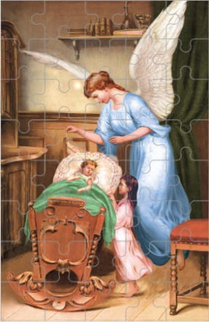 Puzzle Anioł Stróż