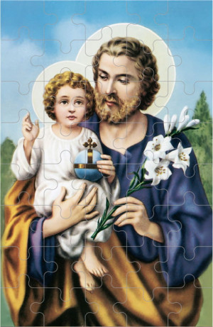 Puzzle Święty Józef - 10 szt.