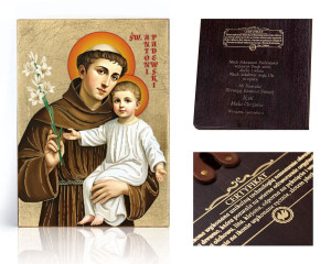 Ikona religijna Święty Antoni Padewski