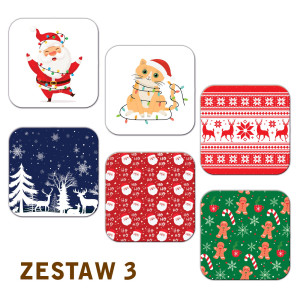 Podkładki pod kubek - Boże Narodzenie - 6 szt.