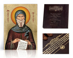 Ikona religijna Święty Antoni Wielki