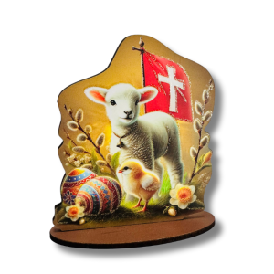 Baranek Wielkanocny - figurka - ozdoba wielkanocna