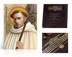 Ikona religijna Święty Bernard z Clairvaux