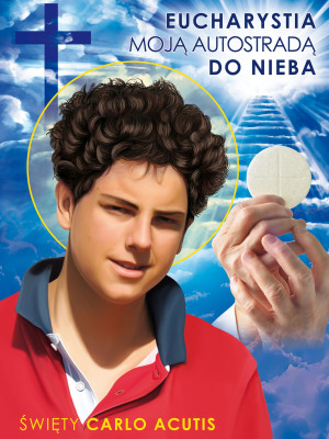 Baner Święty Carlo Acutis 75x100 cm