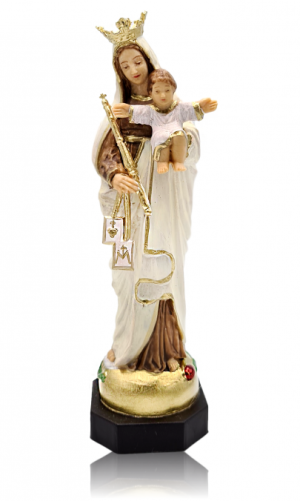 Figurka Matka Boża Szkaplerzna wys. 17 cm
