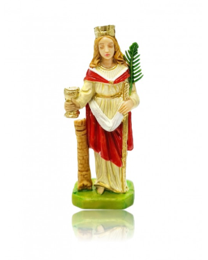 Figurka Święta Barbara wys. 7,5 cm