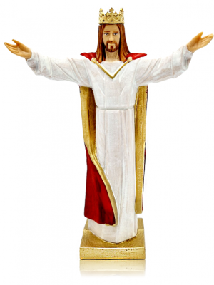 Figurka Chrystus Król wys. 18 cm