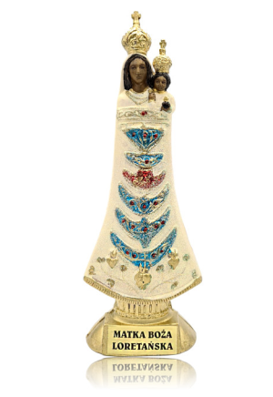 Figurka Matka Boża Loretańska wys. 19 cm