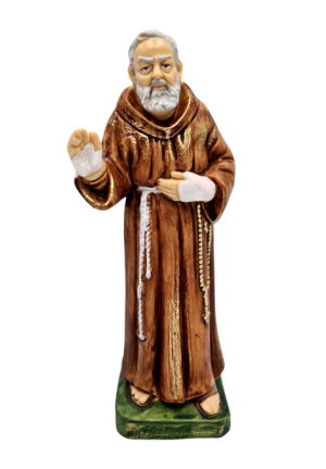 Figurka Święty Ojciec PIO wys. 15 cm