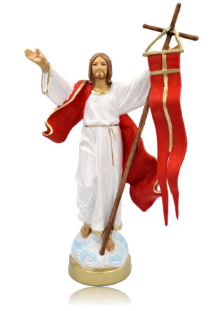 Figurka Jezus Zmartwychwstały wys. 22 cm