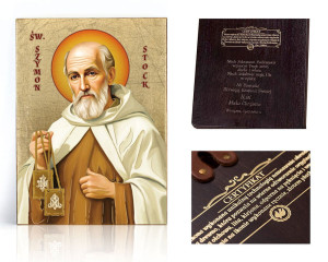 Ikona religijna Święty Szymon Stock