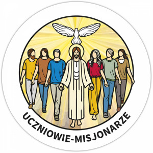 Plansza dekoracyjna „Uczniowie-Misjonarze” – śr. 100 cm