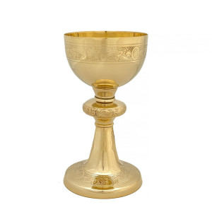 Kielich złocony 21 cm