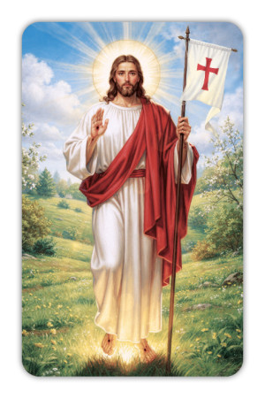 Magnesy Wielkanocne Jezus Chrystus Zmartwychwstały - 10 szt.