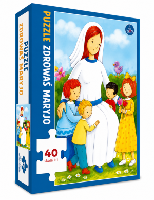 Puzzle 40 el. Zdrowaś Maryjo