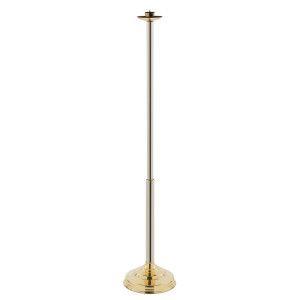 Lichtarz procesyjny z mosiądzu 125 cm