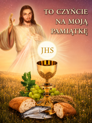 Baner dekoracyjny na Boże Ciało 75x100