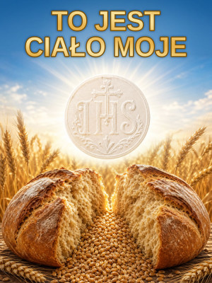 Baner na Boże Ciało "To jest ciało moje"