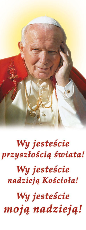Baner Święty Jan Paweł II 75x200 cm