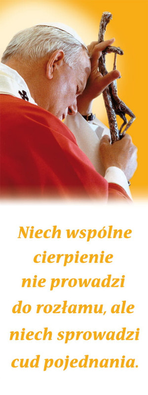 Baner Święty Jan Paweł II 75x200 cm