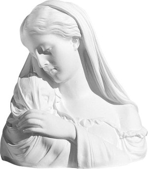 Popiersie Matki Bożej z Dzieciątkiem (27 cm)